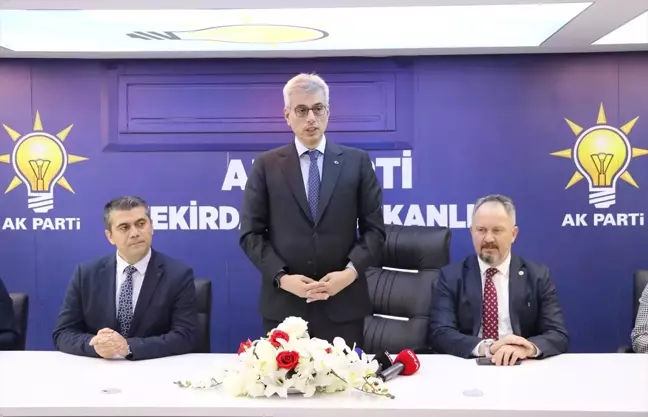 Sağlık Bakanı Memişoğlu, AK Parti Tekirdağ İl Başkanlığı'nda konuştu Açıklaması