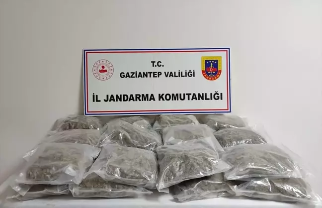 Gaziantep'te Yolcu Otobüsünde 32 Kilo Uyuşturucu Ele Geçirildi