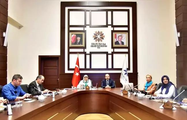 Milletvekili Zehra Taşkesenlioğlu Ban rektör Bülent Çakmak'ı ziyaret etti