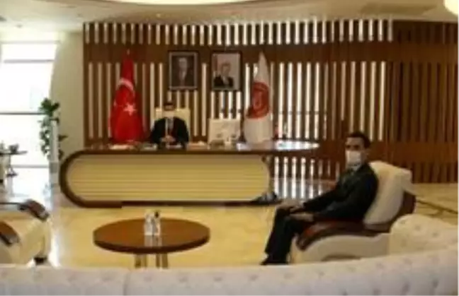 Nevşehir Gençlik ve Spor İl Müdürü Özdemir'den, Rektör Aktekin'e ziyaret