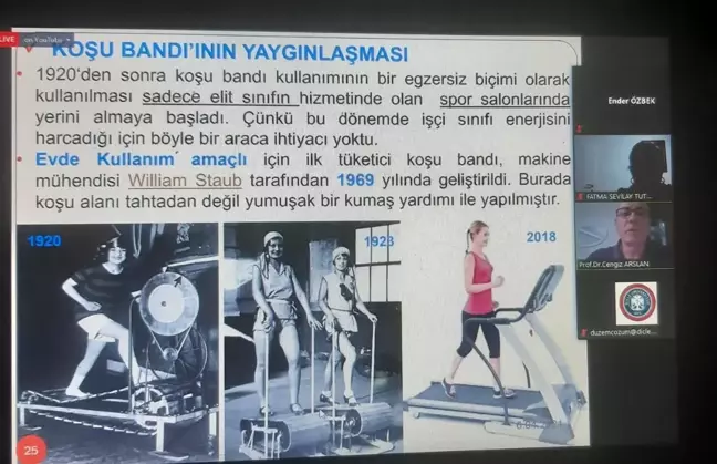 DÜ BESYO'da online 'Spor ve Sağlıklı Yaşam' semineri