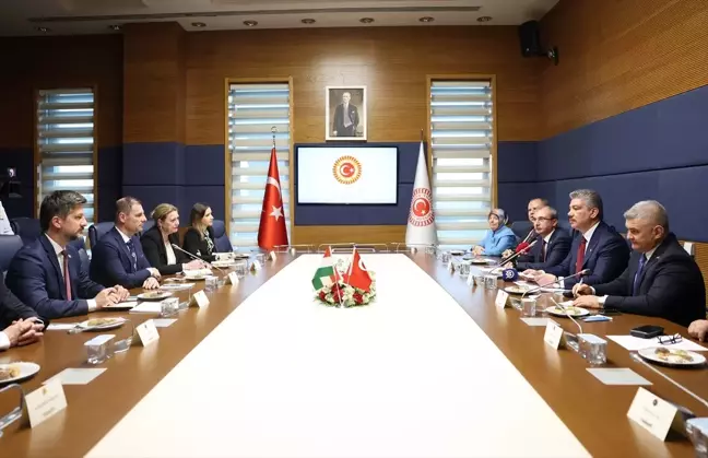 TBMM Adalet Komisyonu Başkanı Cüneyt Yüksel, Macaristan Adalet Bakanı Bence Tuzson ile Görüştü