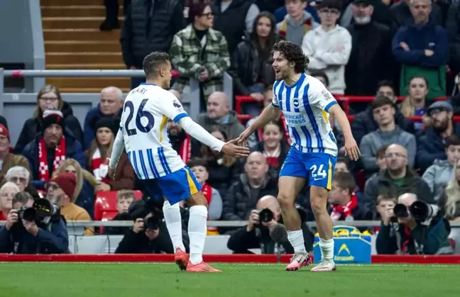 Liverpool, Brighton'ı 2-1 Mağlup Ederek Liderliğe Yükseldi