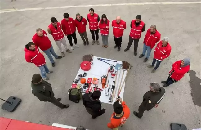 Türk Kızılay Elazığ'da Orman Yangınlarına Müdahale Eğitimi Düzenledi