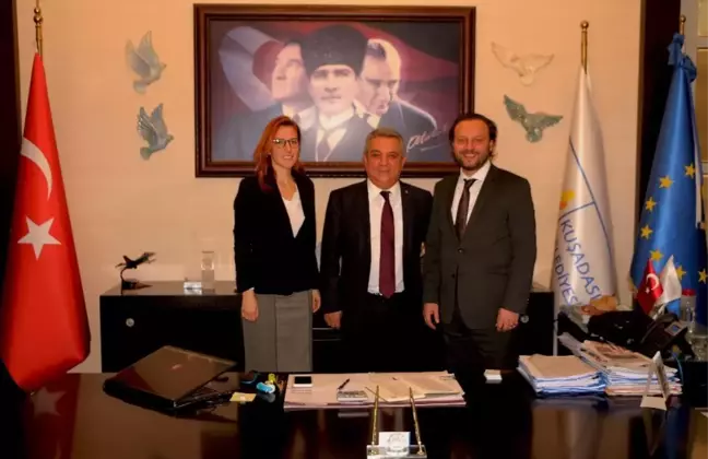 Adü Diş Hekimliği Fakültesi Dekanı, Başkan Kayalı'yı Ziyaret Etti