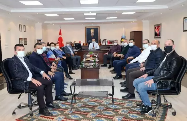 Başkan Akın, Kırklareli Belediye Başkanı Mehmet Siyam'ı ağırladı