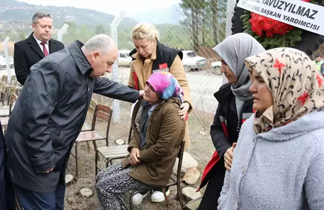 Denizli'de krom madeni göçüğünde hayatını kaybeden maden işçisi son yolculuğuna uğurlandı