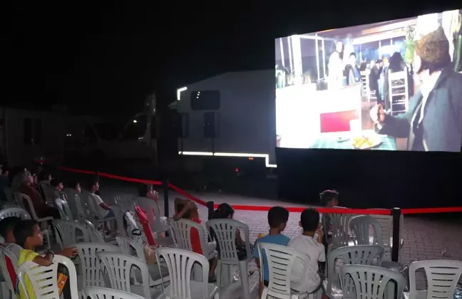 Antakya'da Konteyner Kentte Sinema Etkinliği