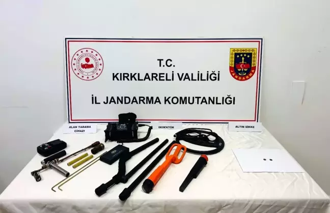 Kırklareli'nde Kaçak Kazı Operasyonu: 14 Gözaltı