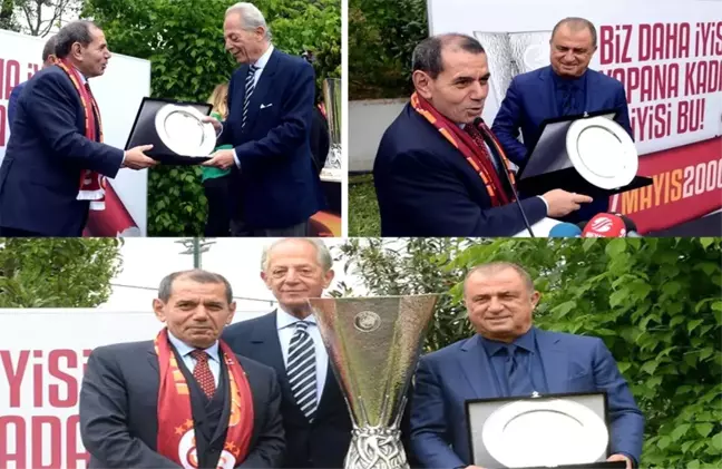 Faruk Süren ve Fatih Terim'e Plaket
