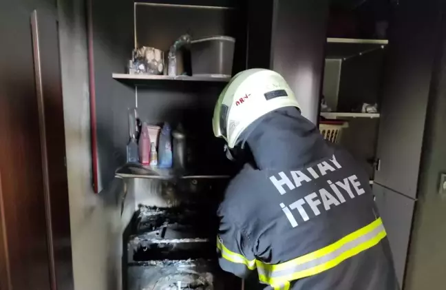 Samandağ'da ev yangını korkuttu
