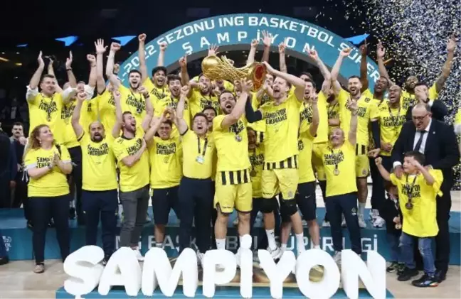 Fenerbahçe Beko'da şampiyonluk coşkusu