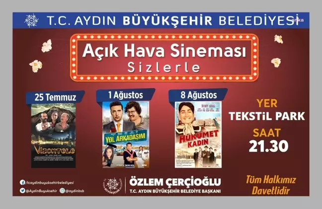 Aydın haberleri: Aydın Tekstil Park'ta Film Geceleri Devam Ediyor