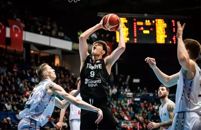 FIBA 2023 Dünya Kupası Avrupa Elemeleri: Belçika: 54 Türkiye: 82
