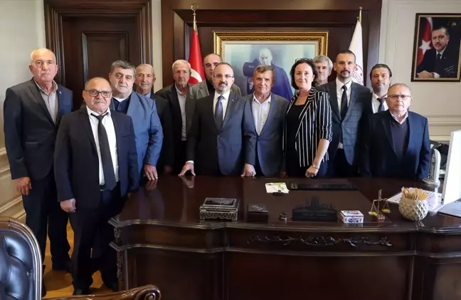 İçişleri Bakan Yardımcısı Turan, Çanakkaleli muhtarları kabul etti