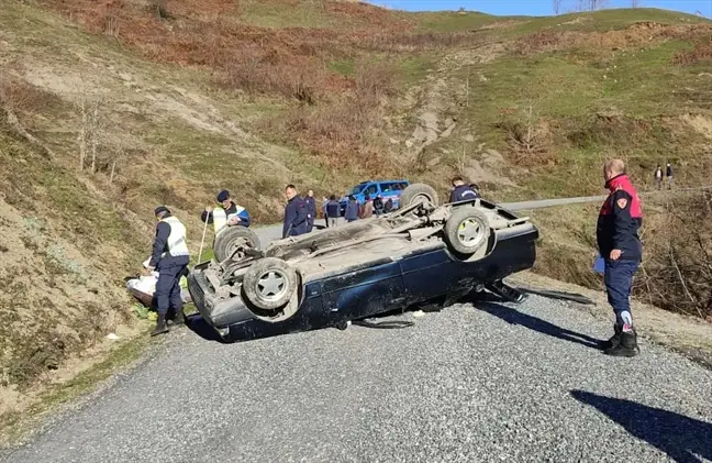 Kozlu'da Otomobil Devrildi: 90 Yaşındaki Sürücü Hayatını Kaybetti