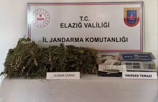 Elazığ'da Uyuşturucu Operasyonu: 3 Kilo 200 Gram Esrar Ele Geçirildi