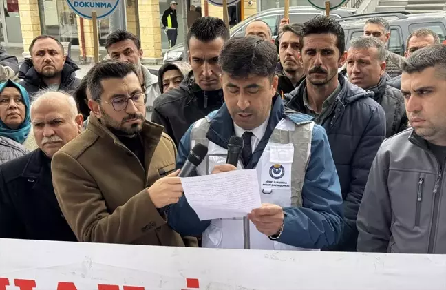 Hizmet-İş Sendikası Üyelerinden Ürgüp Belediyesine Protesto