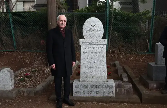 TBMM Başkanı Kurtulmuş, Abdürreşid İbrahim Efendi'nin Kabri'ni Ziyaret Etti