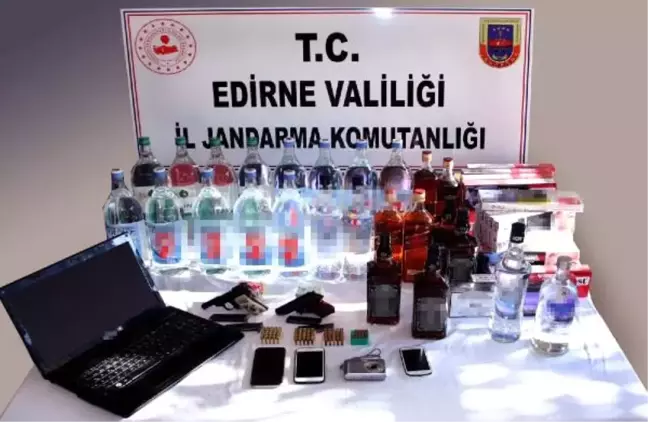 Keşan'daki kaçak içki operasyonunda 2 tutuklama