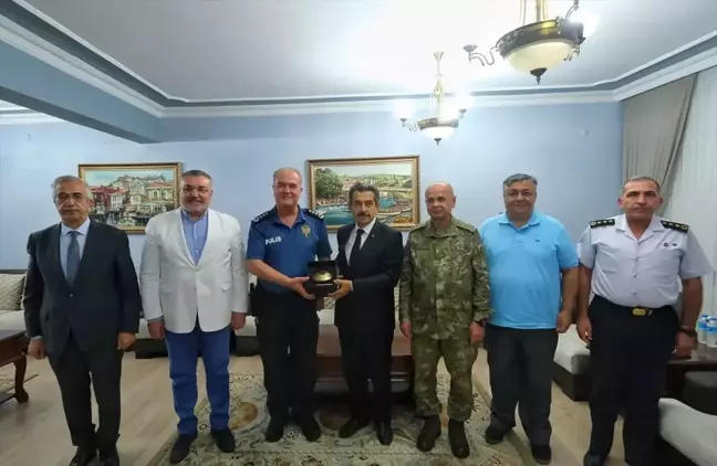 Kırklareli İl Emniyet Müdürü'ne veda yemeği düzenlendi