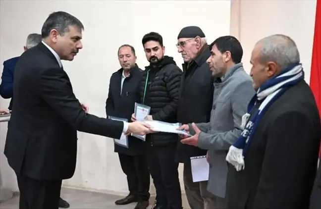 Erzurum'da 40 yıl sonra tapular hak sahiplerine teslim edildi
