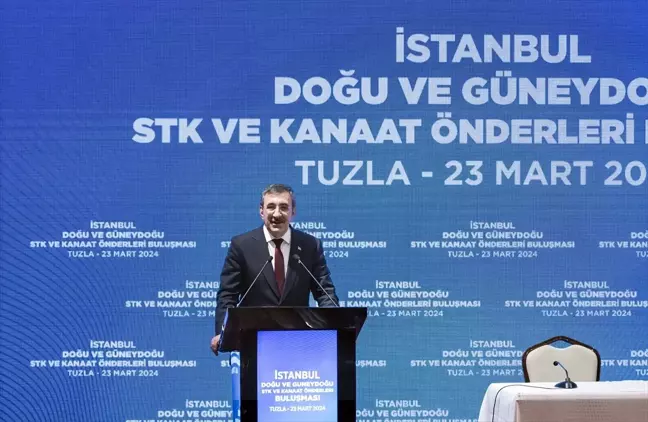 Cumhurbaşkanı Yardımcısı Cevdet Yılmaz: Murat Kurum İstanbul'u dönüştürebilir