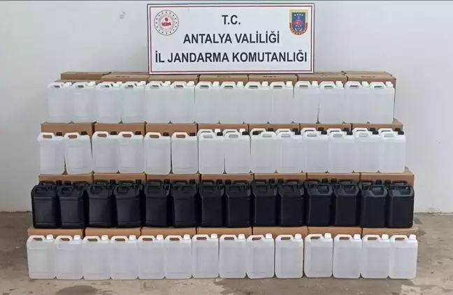 Yılbaşı Öncesi Gazipaşa'da 3 Bin Litre Kaçak Etil Alkol Ele Geçirildi