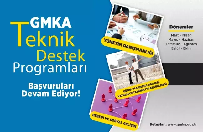 Güney Marmara Kalkınma Ajansı'ndan Teknik Destek Programları