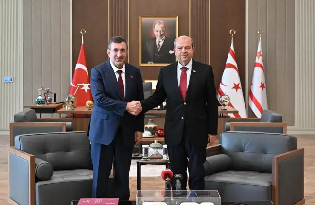 Cevdet Yılmaz, KKTC Cumhurbaşkanı Ersin Tatar ile Görüşme Gerçekleştirdi