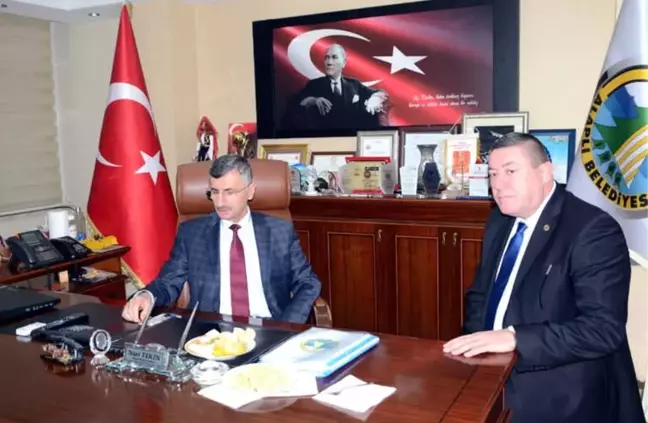 Bektaş, Alaplı Belediye Başkanı Nuri Tekin'i Ziyaret Etti