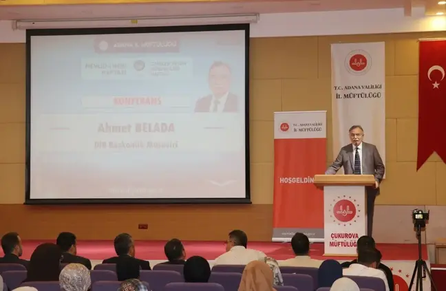 Adana'da 'Peygamberimiz ve Şahsiyet İnsası' Konferansı Düzenlendi