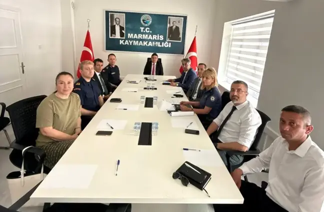 Marmaris'te Turizm Sezonu Öncesi Güvenlik Tedbirleri Toplantısı