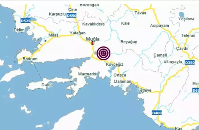 Muğla haber! Muğla'da art arda depremler