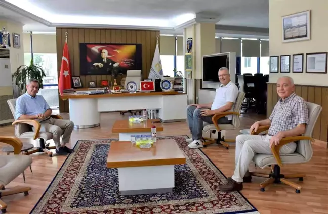 Tanrıverdi'den Başkan Özkan'a ziyaret