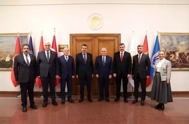 Erzurum Valisi Mustafa Çiftçi, Milli Eğitim ve Milli Savunma Bakanlarını ziyaret etti