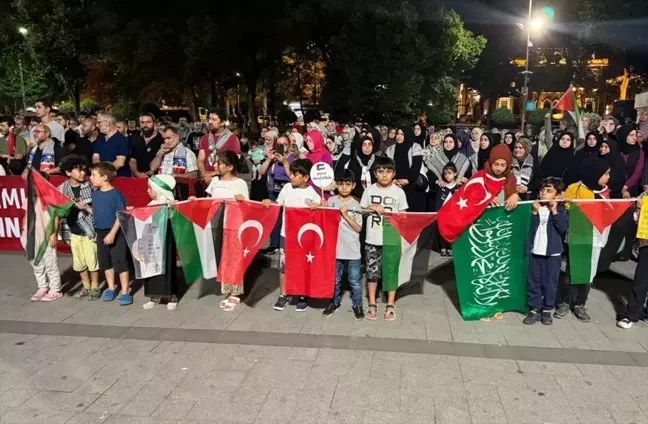 İsrail Başbakanı'nın alkışlanmasını protesto ettiler