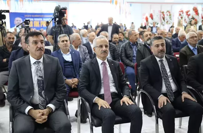 Ulaştırma ve Altyapı Bakanı Uraloğlu, Malatya'da konuştu Açıklaması