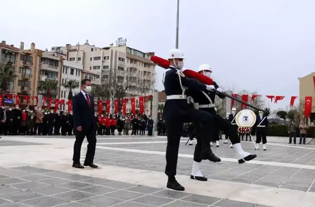 18 Mart Deniz Zaferi'nin 106. yılı törenleri çelenk sunumu ile başladı