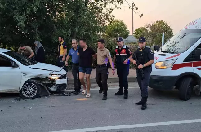 Bartın'da Boşanma Aşamasındaki Eşi Pompalı Tüfekle Vuran Şahıs Polis Aracına Çarptı