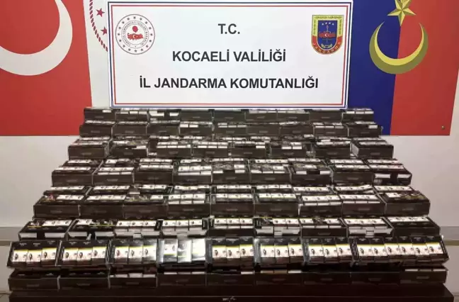 Kocaeli'nde 90 Bin Kaçak Makaron Ele Geçirildi