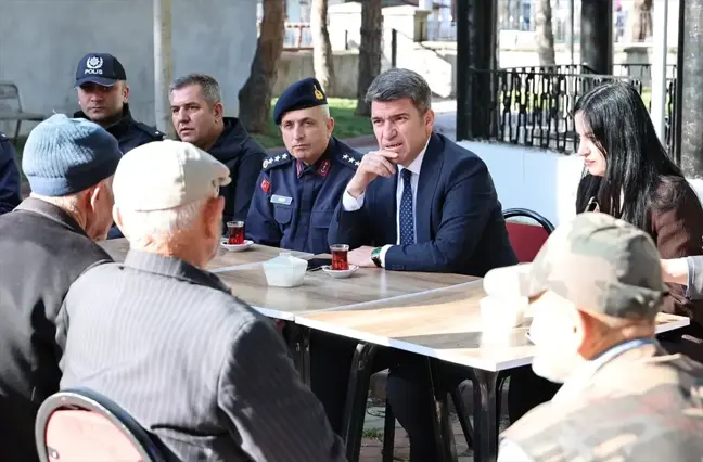 Amasya Valisi Önder Bakan Hamamözü'nde İncelemelerde Bulundu