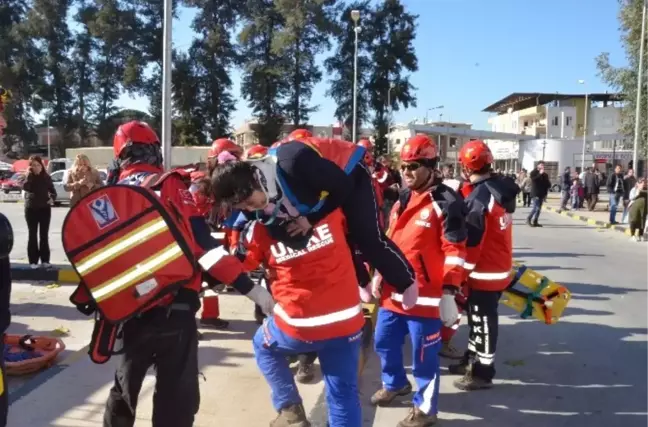Umke'den Nazilli Devlet Hastanesi'nde Gerçeğini Aratmayan Tatbikat
