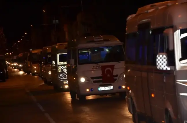 Adana'da Minibüs ve Dolmuş Şoförlerinden