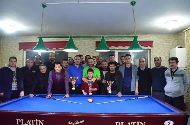 Bilardonun Şampiyonları Ödüllendirildi