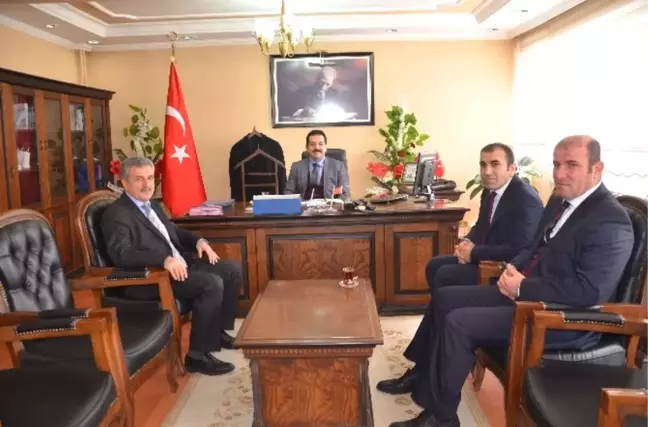 Müdür Arslan'dan Kaymakam Özkan'a Veda Ziyareti