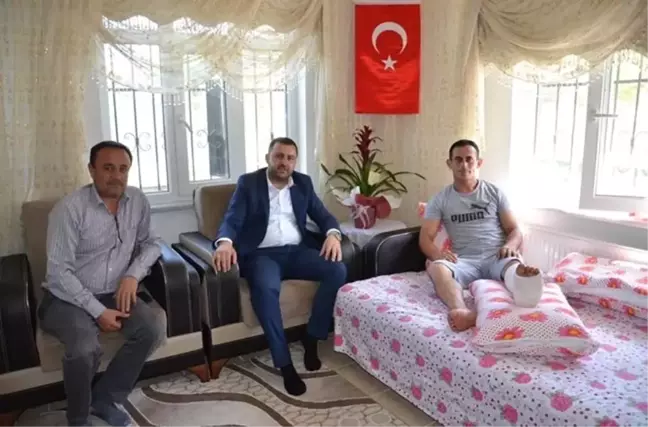 Başkan Yüksel Operasyonda Yaralanan Askeri Ziyaret Etti