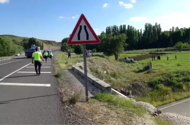 Yozgat'ta otomobil şarampole yuvarlandı: 1 ölü, 2 yaralı