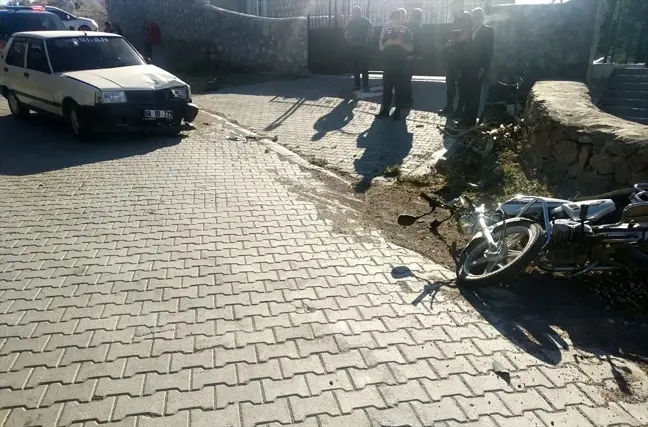 Aksaray'da otomobilin çarptığı motosiklet sürücüsü öldü