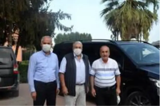 Eski Bakan Şeker'den Başkan Yaman'a ziyaret
